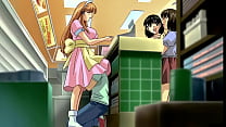 Hermanastro Jovencito Toca a su Hermanastra en Púlico! Hentai SIN Censura