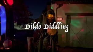 A Granny’s Halloween Dildo Diddling