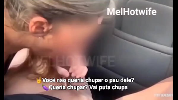 NEGÃO DOTADO  DE 24CMS ME BOTOU PRA CHUPAR ENQUANTO O CORNO DIRIGIA