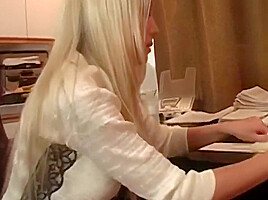 Perky Tit Blonde Milf Fucks Future Worker In Interview – Diana Doll