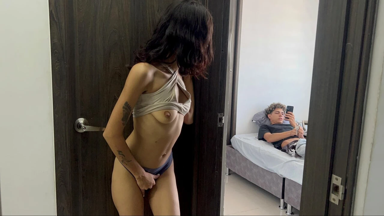 My stepsister enters my room unannounced… We ended up fucking.