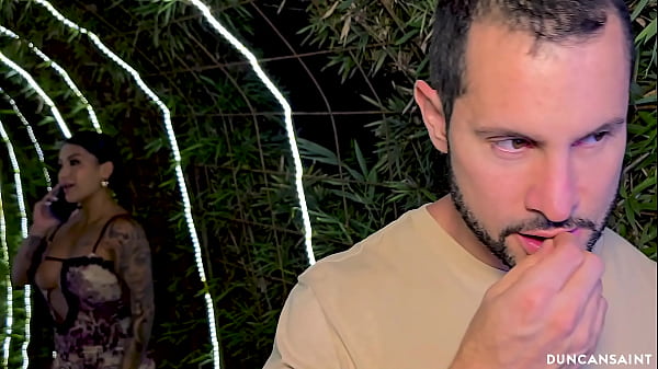 Ass eating whore hooks up on the rooftop with random guy