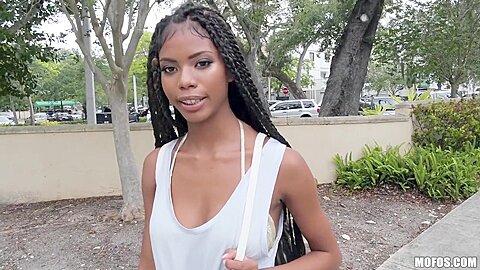 Slutty Survey Starring Ebony Teen 18+ Nia Nacci In Reality Pov Hardcore